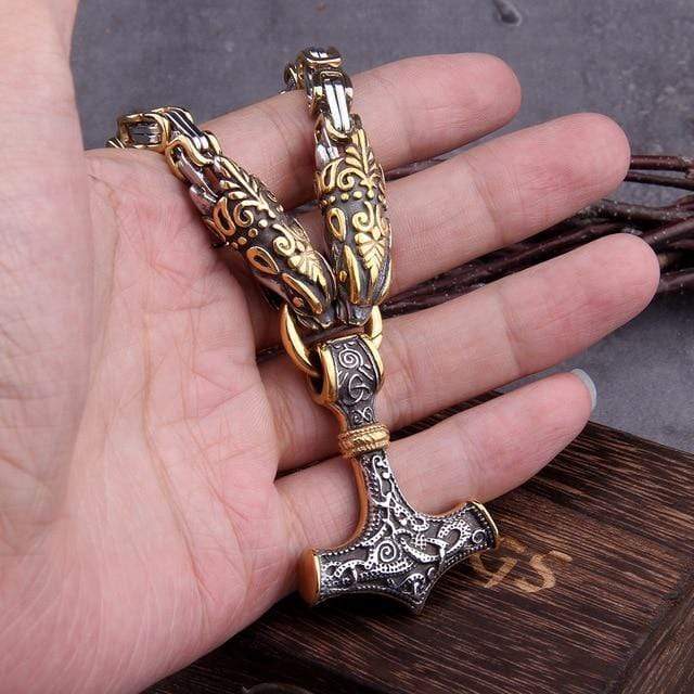 Collana del Re Vichingo - Simbolo del potere di Thor Collana del Re Vichingo - Simbolo del potere di Thor