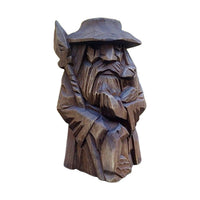 Statuetta vichinga in legno delle divinità norrene Statuetta vichinga in legno delle divinità norrene