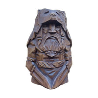 Statuetta vichinga in legno delle divinità norrene Statuetta vichinga in legno delle divinità norrene