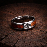 Anello di Yggdrasil - acciaio inossidabile