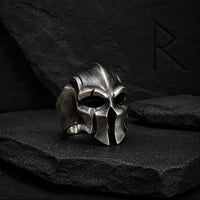 Anello vichingo regolabile \"Elmo Re Harald\"