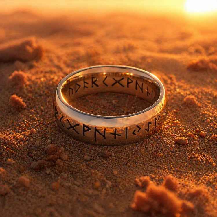 Anello Viking \"Anello della Saga Runica\"