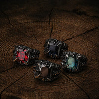 Anello vichingo \"Anello dei Quattro Fuochi del Drago\"