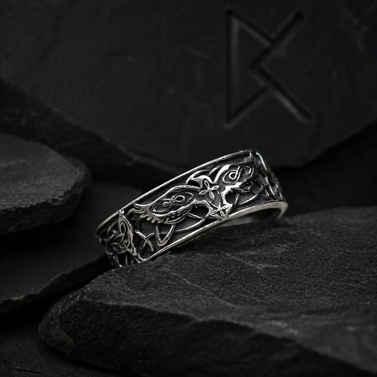 Anello Viking \"Anello delle Ali di Odino\"