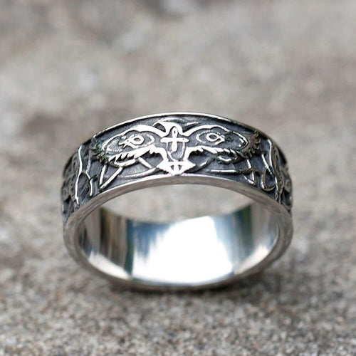 bague Bague Viking Bague des Ailes d'Odin - Odins Hall