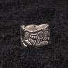 bague Bague Viking en Argent Sterling 925 - Le Duel de Pleine Lune - Odins Hall