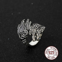 Anello vichingo in argento 925 - Les Pattes de l'Ours