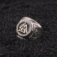 Anello vichingo in argento 925 - Potere del Valknut