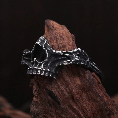 Bague viking tête de mort - Odins Hall