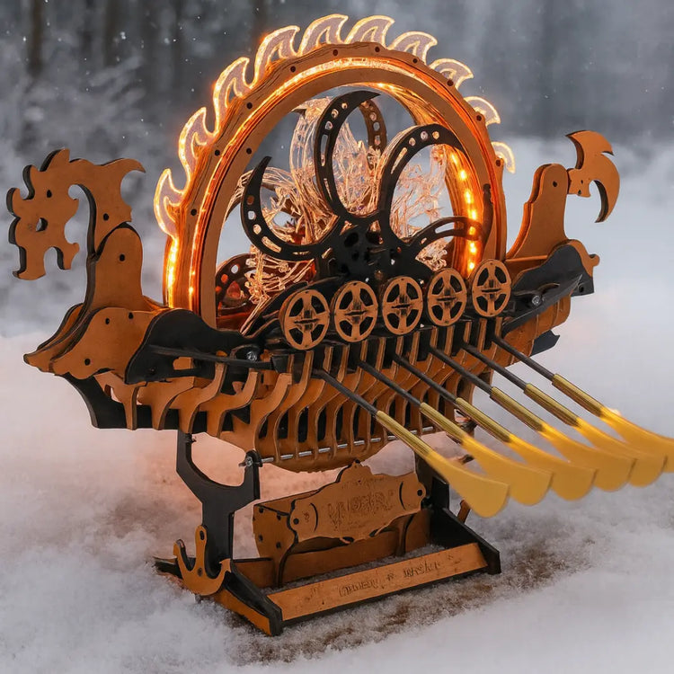 Nave vichinga - Puzzle meccanico