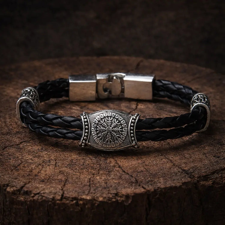 Bracciale bussola runica Vegvisir