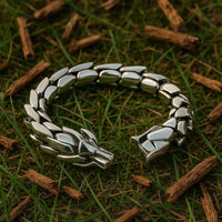 Bracciale a serpente \"Ira di Jörmungand\" - Argento