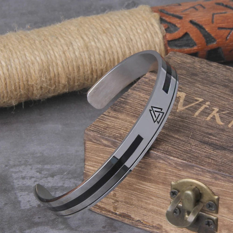 Bracciale Valknut Viking Sobre