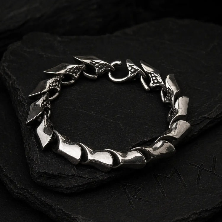 Bracciale Vichingo \"Bracciale della Potenza di Nidhogg\"