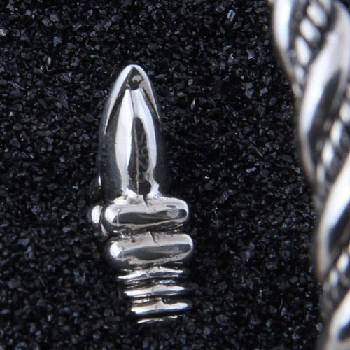 Bracciale a catena vichinga in argento sterling, regalo per uomo Bracciale a catena vichinga in argento sterling, regalo per uomo