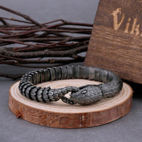 Bracciale vichingo \"Il grande Jörmungand\" - Ouroboros