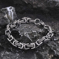 Bracciale vichingo intrecciato in acciaio inossidabile