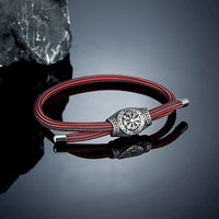 Bracciale vichingo regolabile Vegvisir