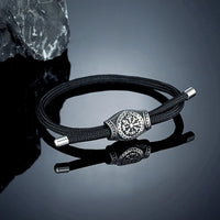 Bracciale vichingo regolabile Vegvisir