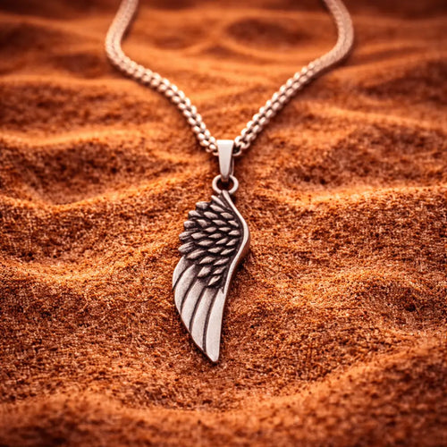 Collier nordique Collier aile de la liberté "Crée ta destinée" - Odins Hall