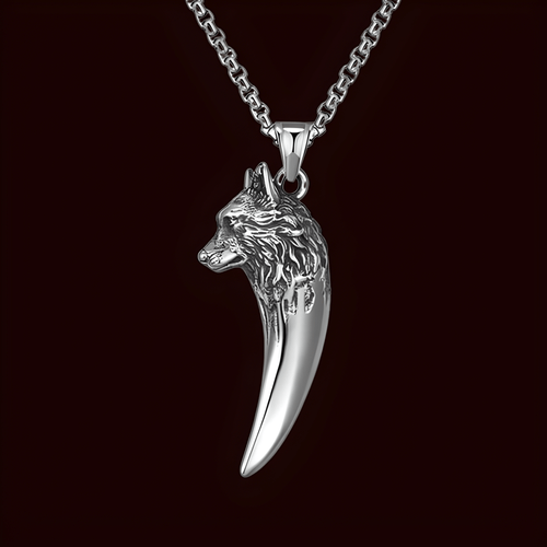 Collier Collier de loup "Ne jamais abandonner" - Odins Hall