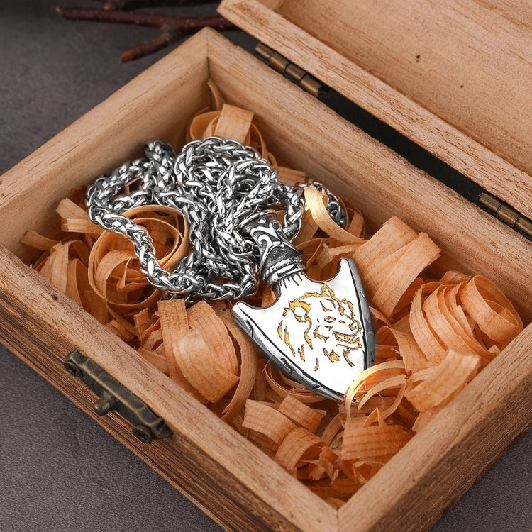 Collana di punte di lancia Fenrir