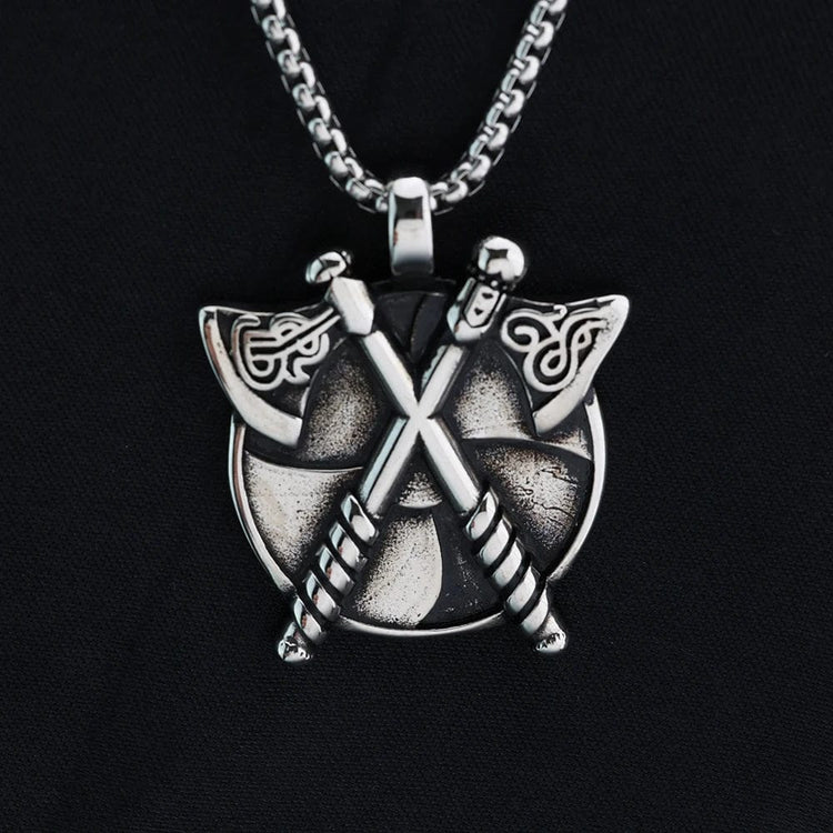 Collana vichinga - Collier Rune Dorée de Fenrir | Odin's Hall Collana vichinga - Collier Rune Dorée de Fenrir | Odin's Hall