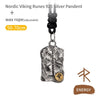 Collana vichinga in argento 925 - Stele runica