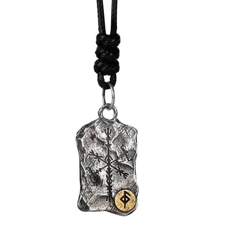 Collana vichinga in argento 925 - Stele runica