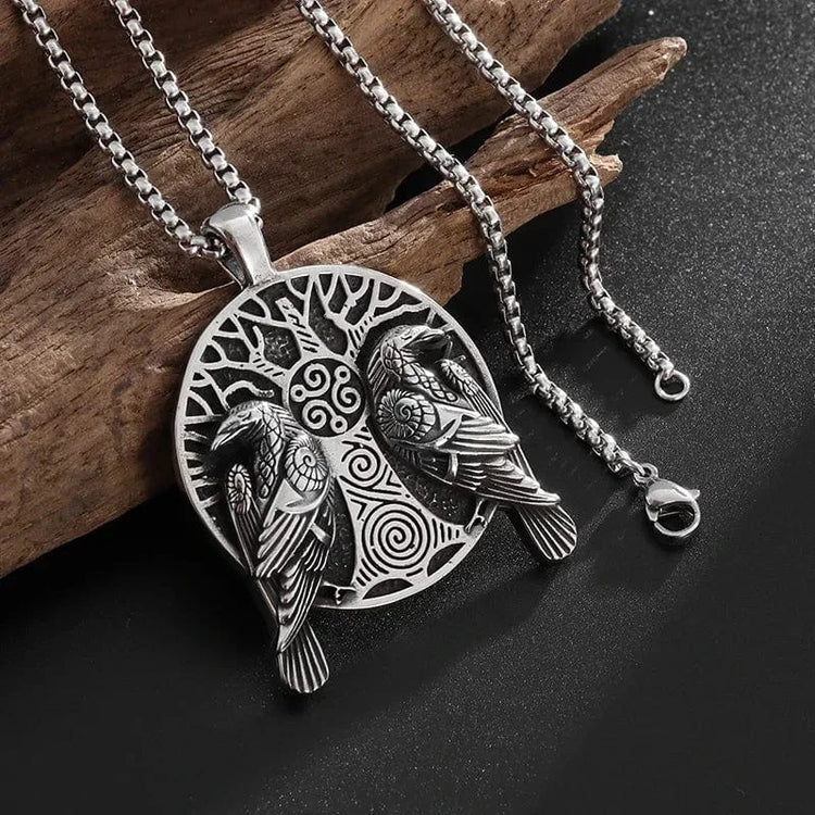 Collana vichinga Hugin et Munin