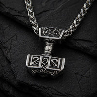 Collana Viking Martello di Thor - Acciaio inossidabile