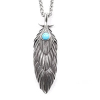 Collana vichinga di piume eterne