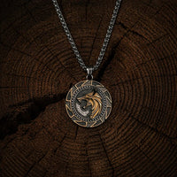 Collana vichinga potenza dei lupi nordici