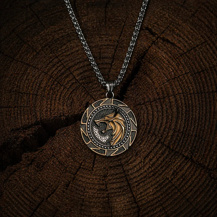 Collana vichinga potenza dei lupi nordici