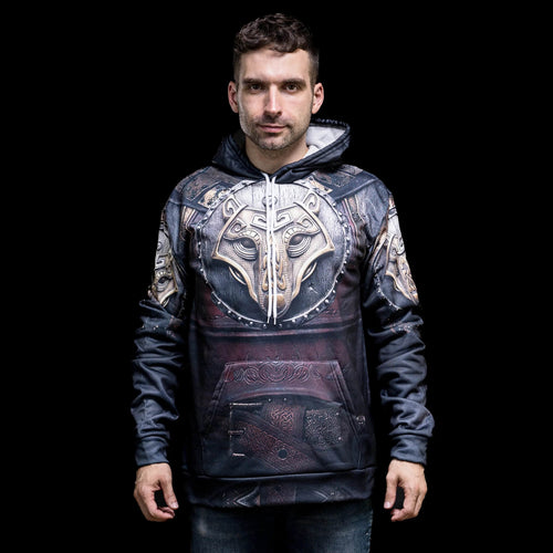 Vêtement Hoodie Viking "Fenrir, l'Équipement de Bronze" - Odins Hall