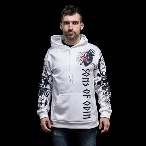 Vêtement Hoodie Viking "Rune Valknut Chemin vers le Valhalla" - Odins Hall