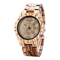 Orologio di legno - Vegvisir