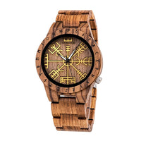 Orologio di legno - Vegvisir