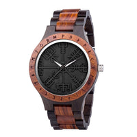 Orologio di legno - Vegvisir