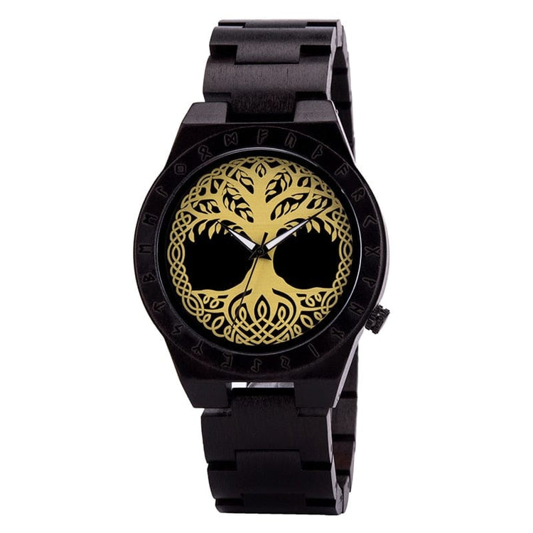 Orologio di legno - Yggdrasil