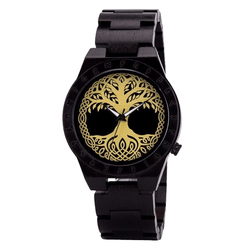 Orologio di legno - Yggdrasil