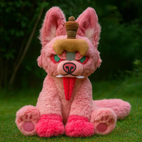 Peluche del lupo Fenrir - Rosa