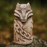 Statuetta del lupo Fenrir