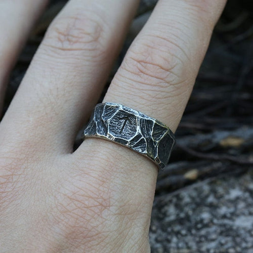 Bague Bague viking rune "Destinée héroïque" - Odins Hall