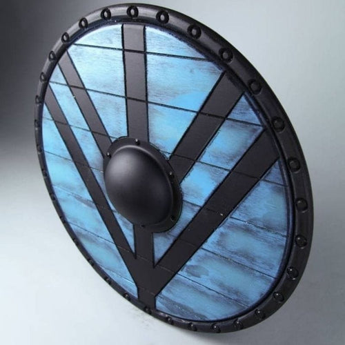 Scudo Medievale In Acciaio Per Cosplay - Design Unico, 40 Cm, Multicolore