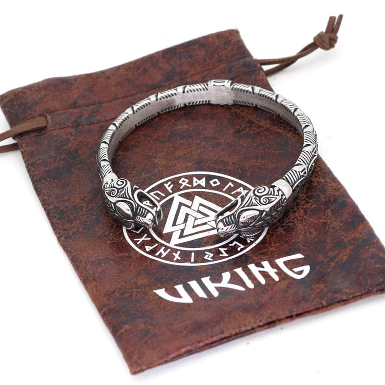 Bracciale della fedeltà vichinga - Drago scandinavo