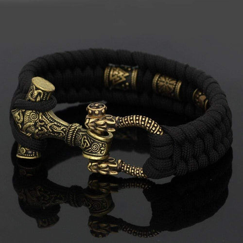 Bracelet Bracelet Mjolnir version OR - Odins Hall