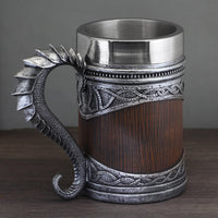 Tazza vichinga \"Dragon's breath\" in resina