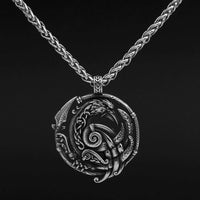 Collana di corvi di Odino| Acciaio inossidabile