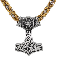 Collana Mjolnir Bravery decorata